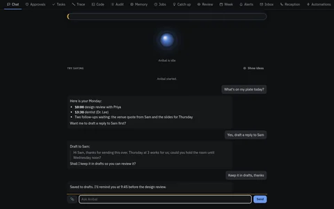 Screenshot of Chat